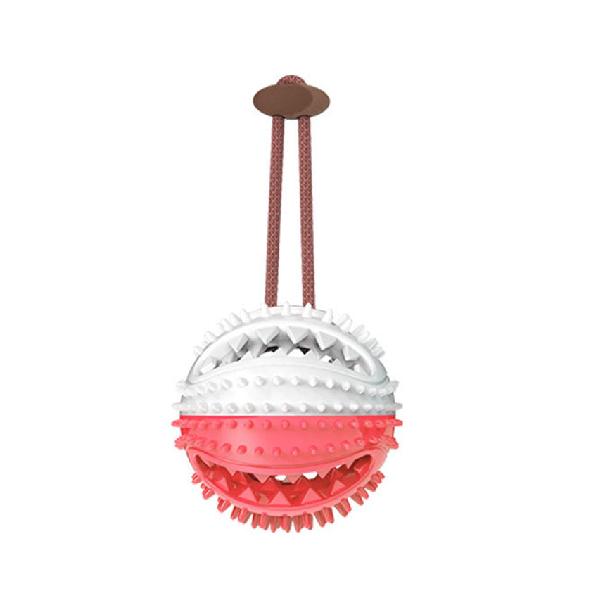 Dog Toys Silicon Suction Cup Tug // Toy For Pet Chew Bite Tooth Cleaning Toothbrush Feeding Pet Supplies