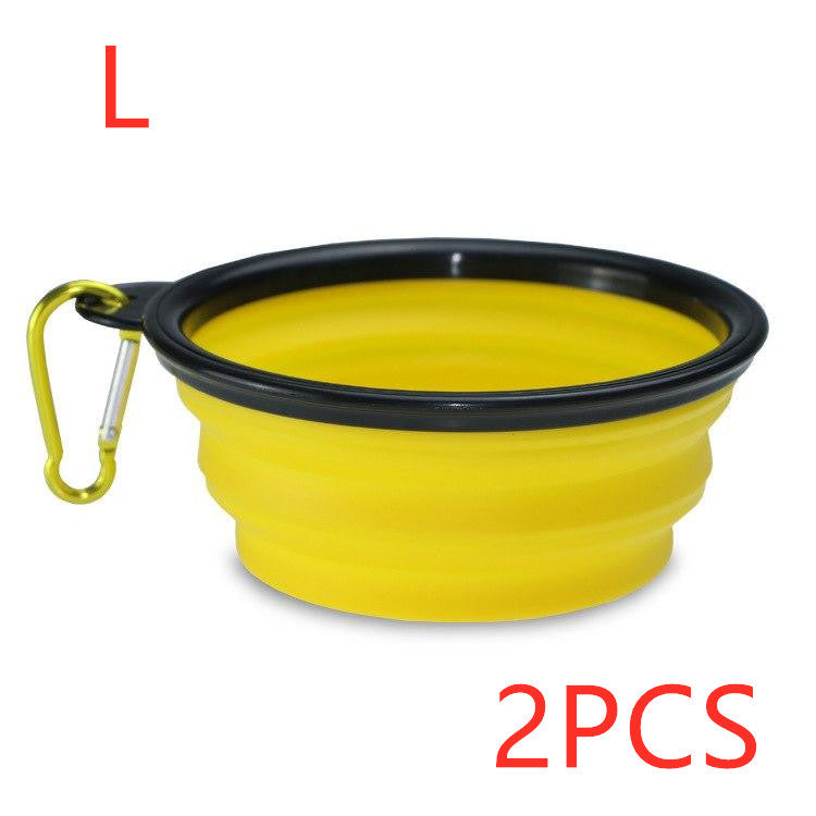 Foldable Silicone Pet Dog Bowl