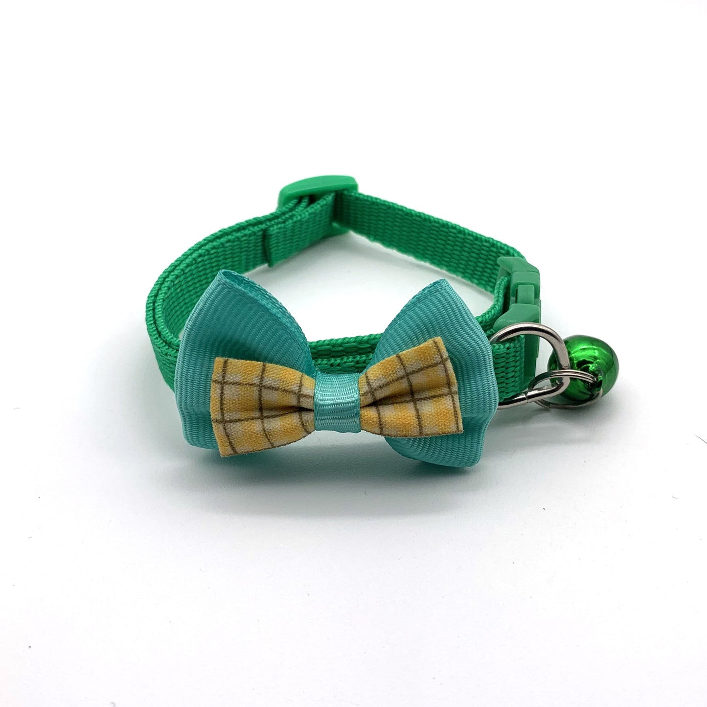 Pet Plaid Bow Collar Cat Cute