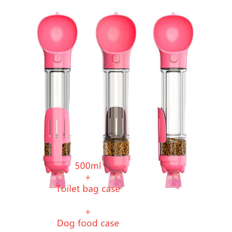 3 In 1 Portable Pet Feeder and Water Bottle