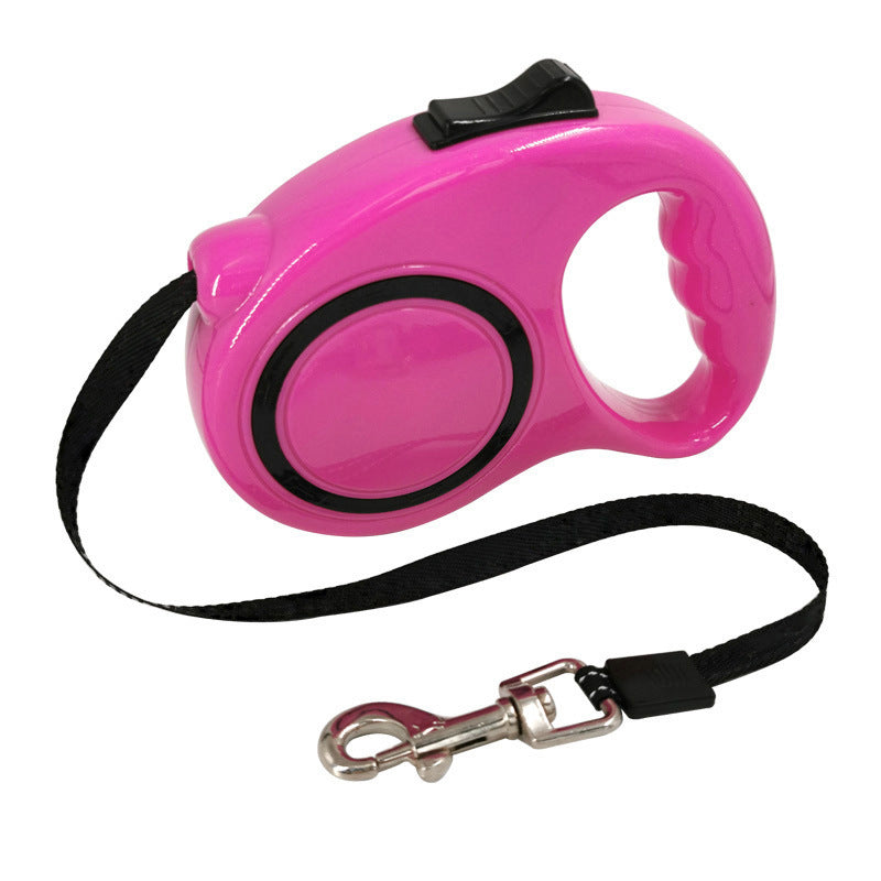 Pet Dog Automatic Retractable Leash Bone Printing