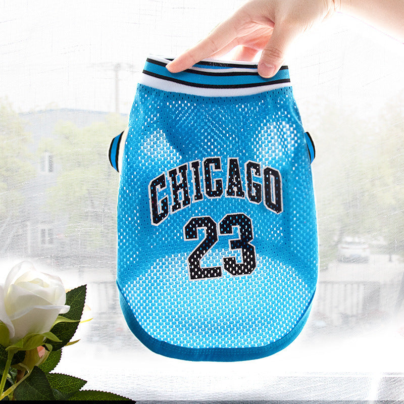 Dog Basketball Summer Vest Armless