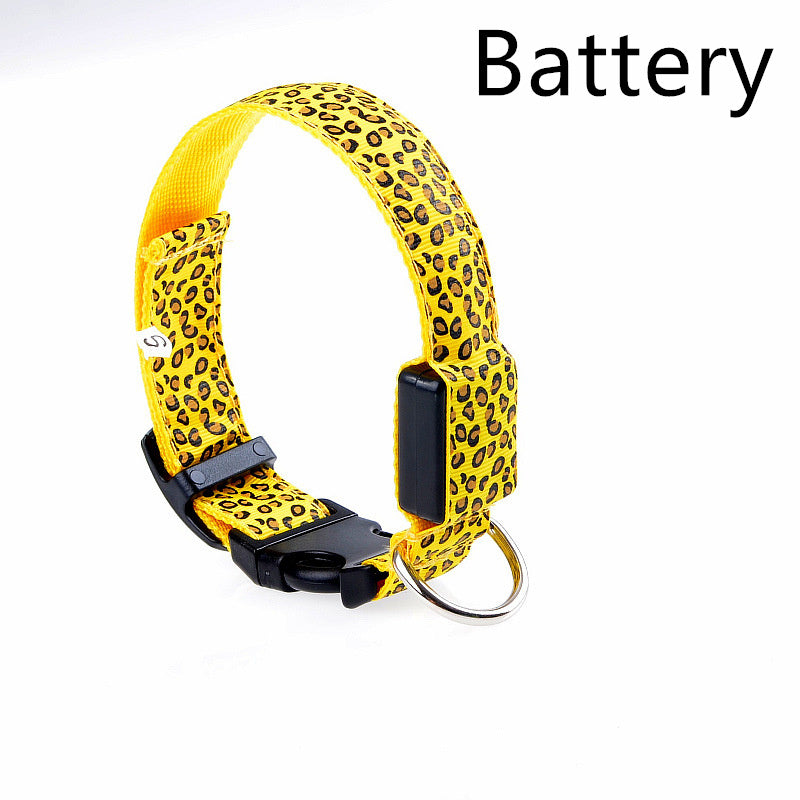 Rechargeable LED Dog Collar