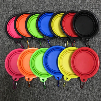 Foldable Silicone Pet Dog Bowl