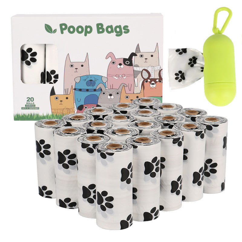 20 Rolls Portable Dog Poop Bag