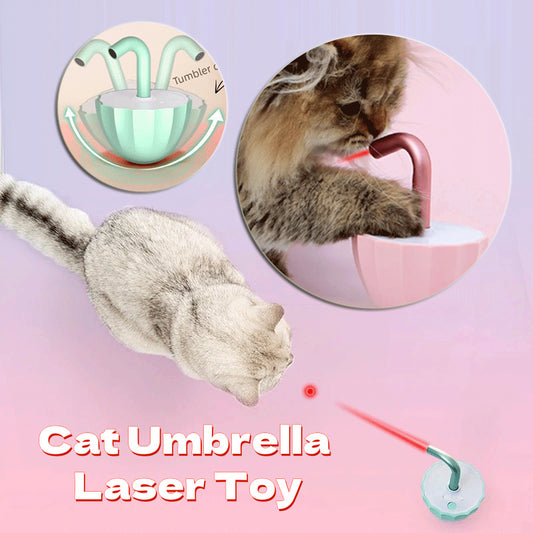 Cat Umbrella Laser Toy