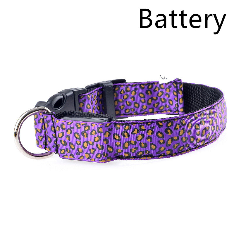 Rechargeable LED Dog Collar