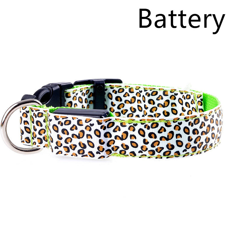 Rechargeable LED Dog Collar