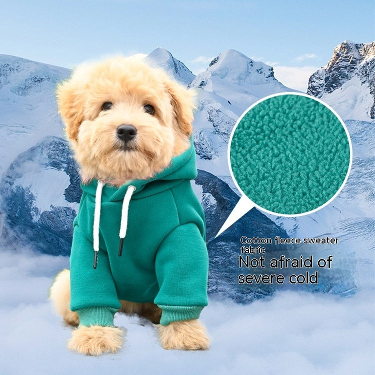 Fashionable Dog Winter Hooded Sweatshirt